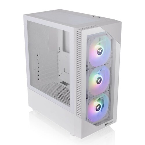 Thermaltake View 200 TG ARGB Mid Tower ATX Gehäuse Sichtfenster weiß