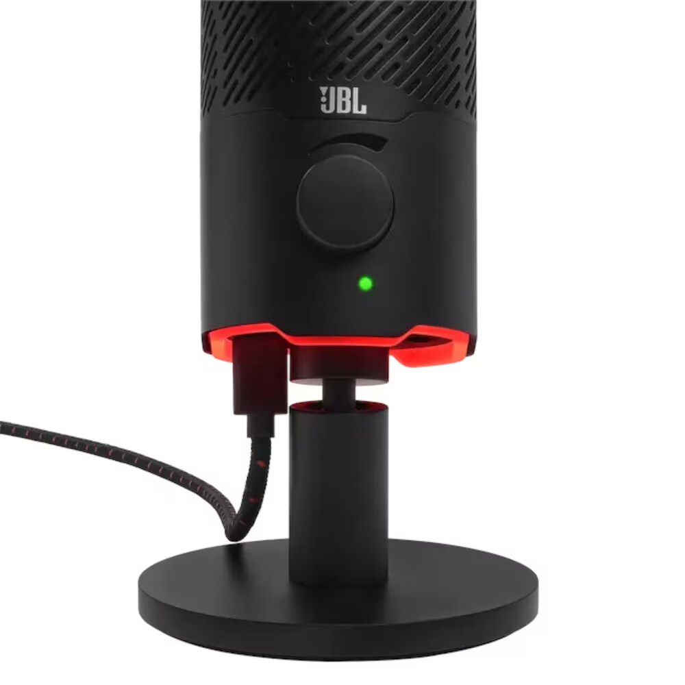 JBL Quantum Stream USB-Mikrofon mit zweifachem Kondensator für Streaming schwarz