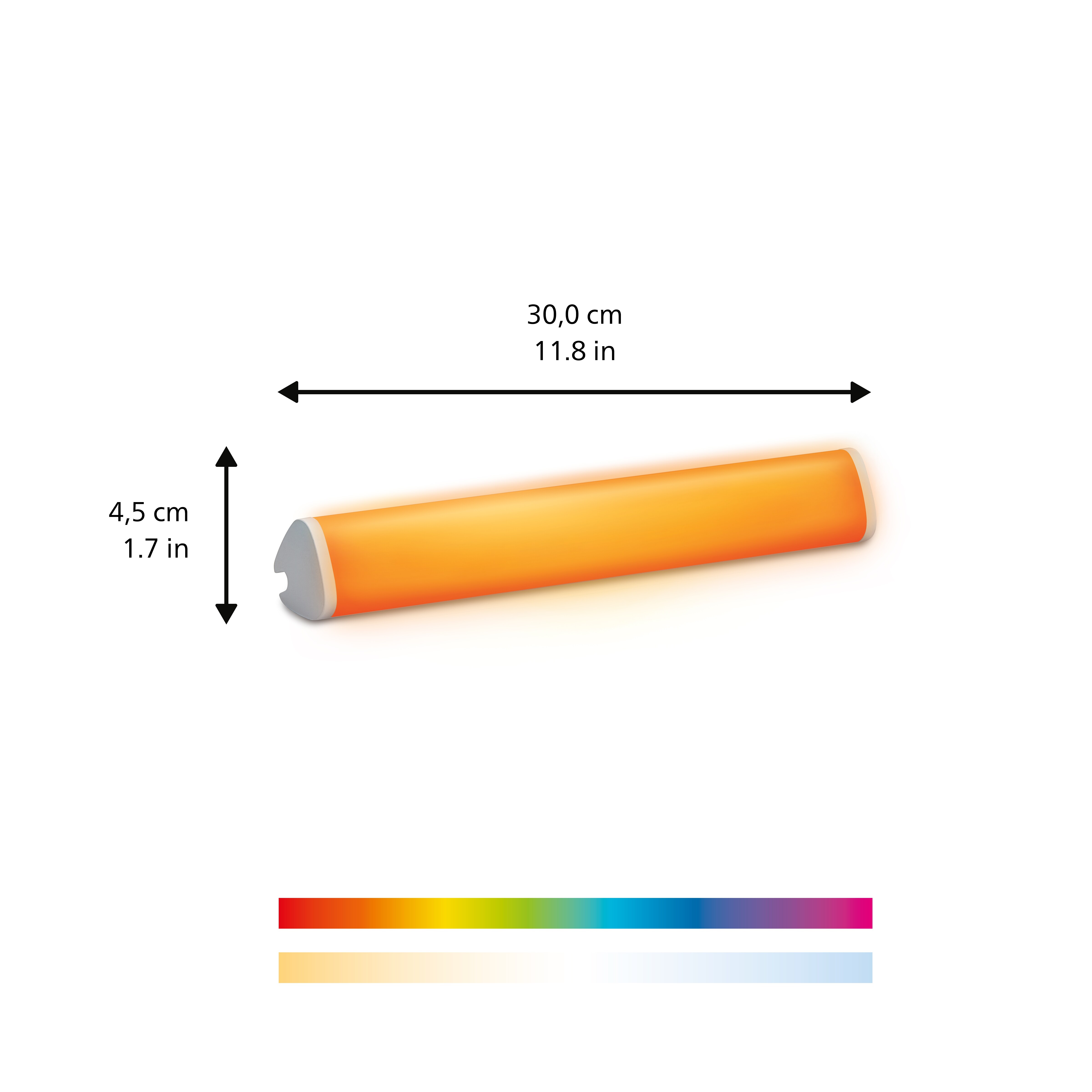 WiZ Light Bar Tischleuchte Tunable White &amp; Color 800lm Dreierpack