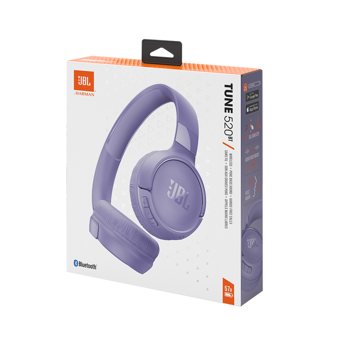 JBL Tune 520BT wireless Bluetooth On-Ear Kopfhörer violett