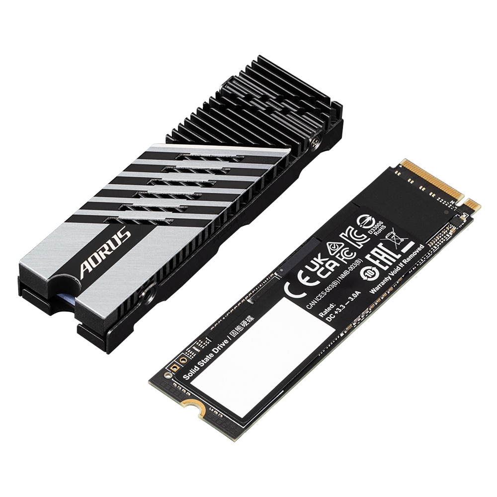 GIGABYTE AORUS NVMe PCIe 4th Gen 7300 SSD 2TB