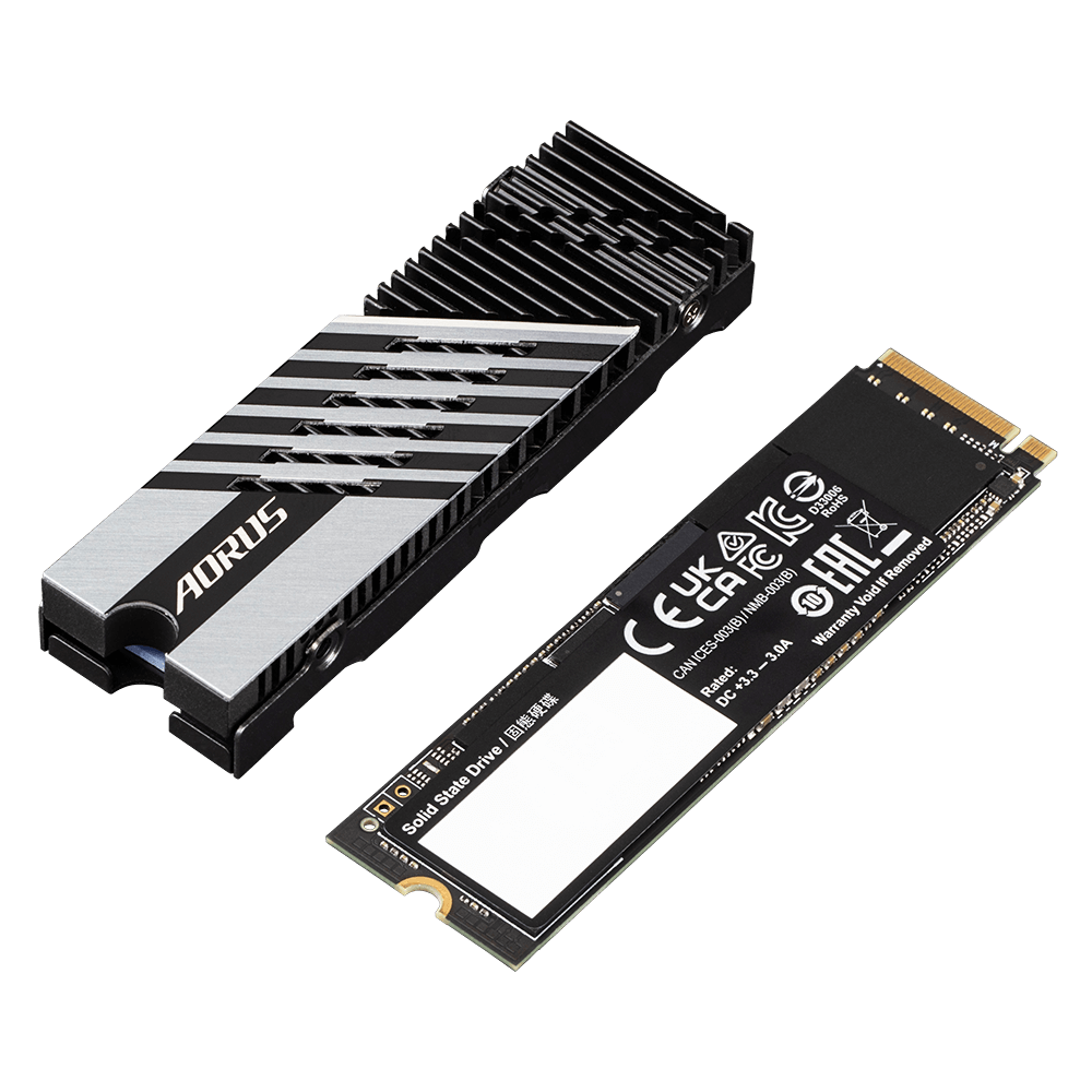 GIGABYTE AORUS NVMe PCIe 4th Gen 7300 SSD 2TB