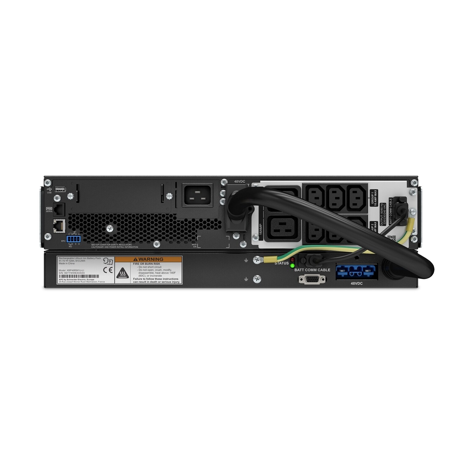 APC Smart-UPS On-Line Li-Ion 3000VA - USV (in Rack montierbar/extern)