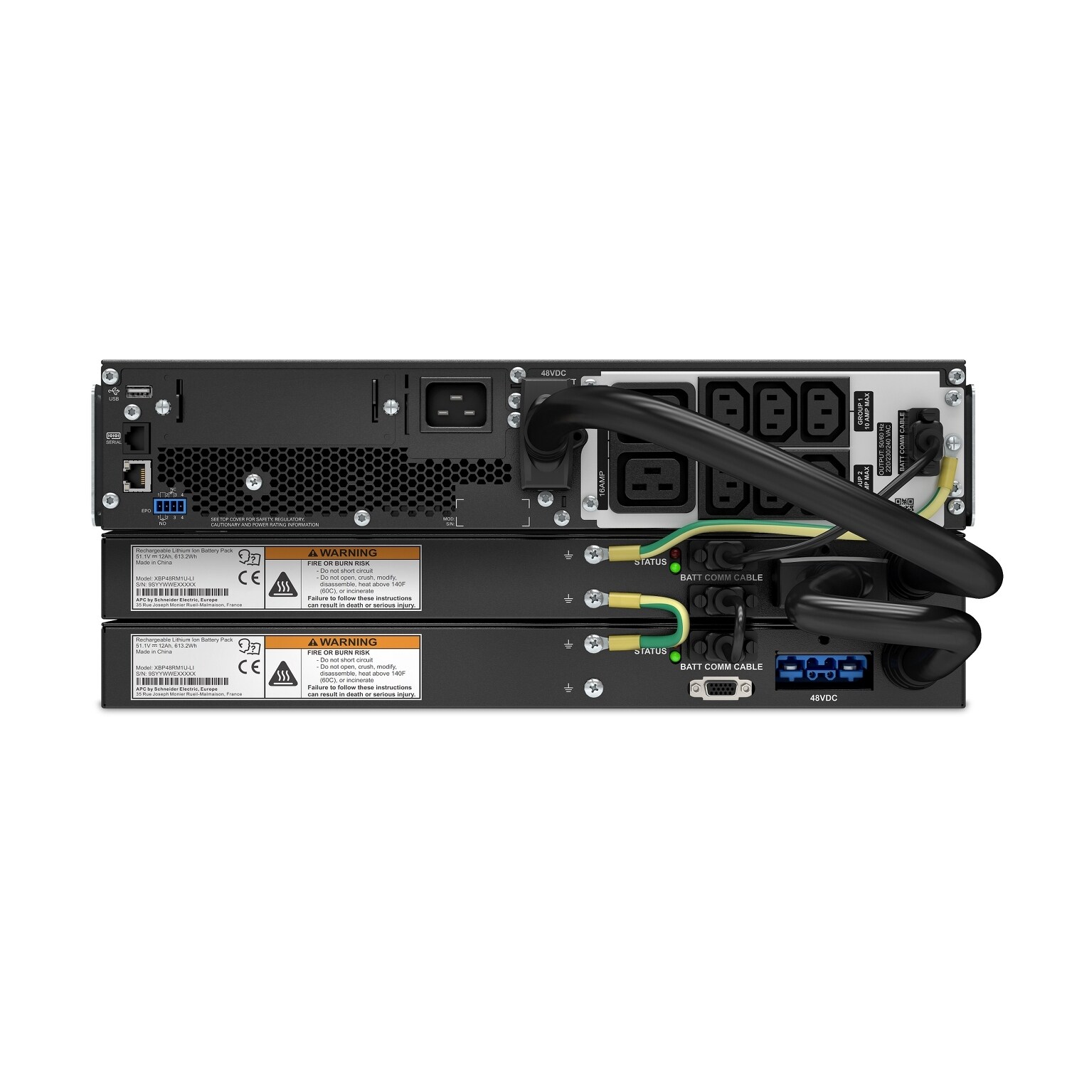 APC Smart-UPS On-Line Li-Ion 3000VA - USV (in Rack montierbar/extern)