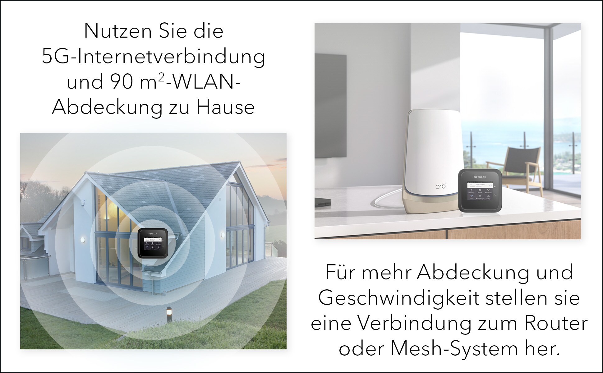 Netgear Nighthawk M6 Pro 5G WiFi 6E Mobiler Hotspot-Router (MR6450 