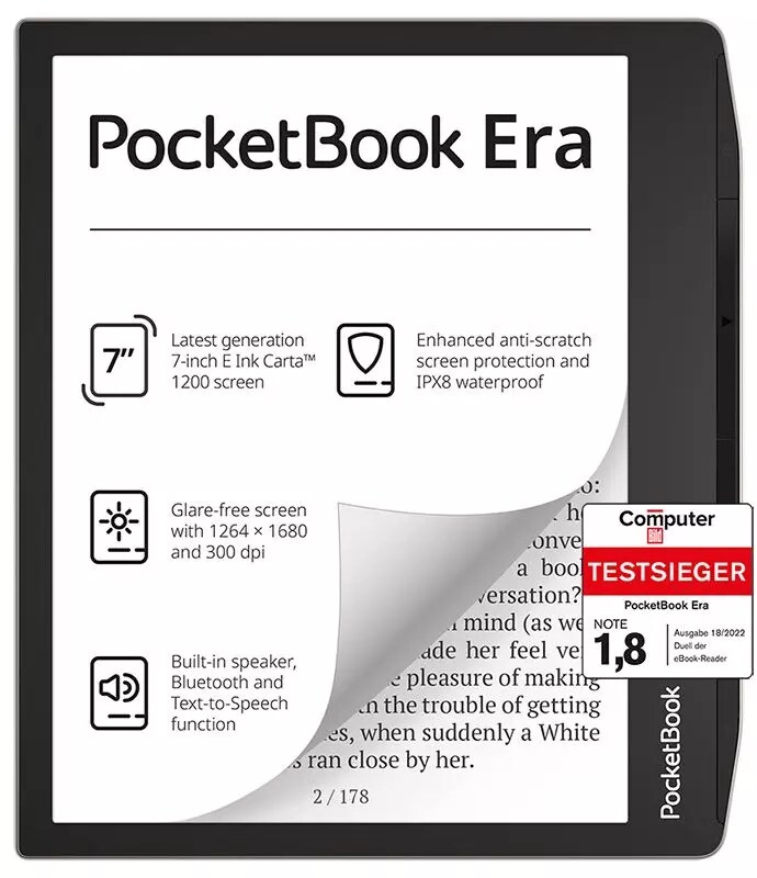 PocketBook Era Stardust Silver eReader mit 300 DPI 16GB