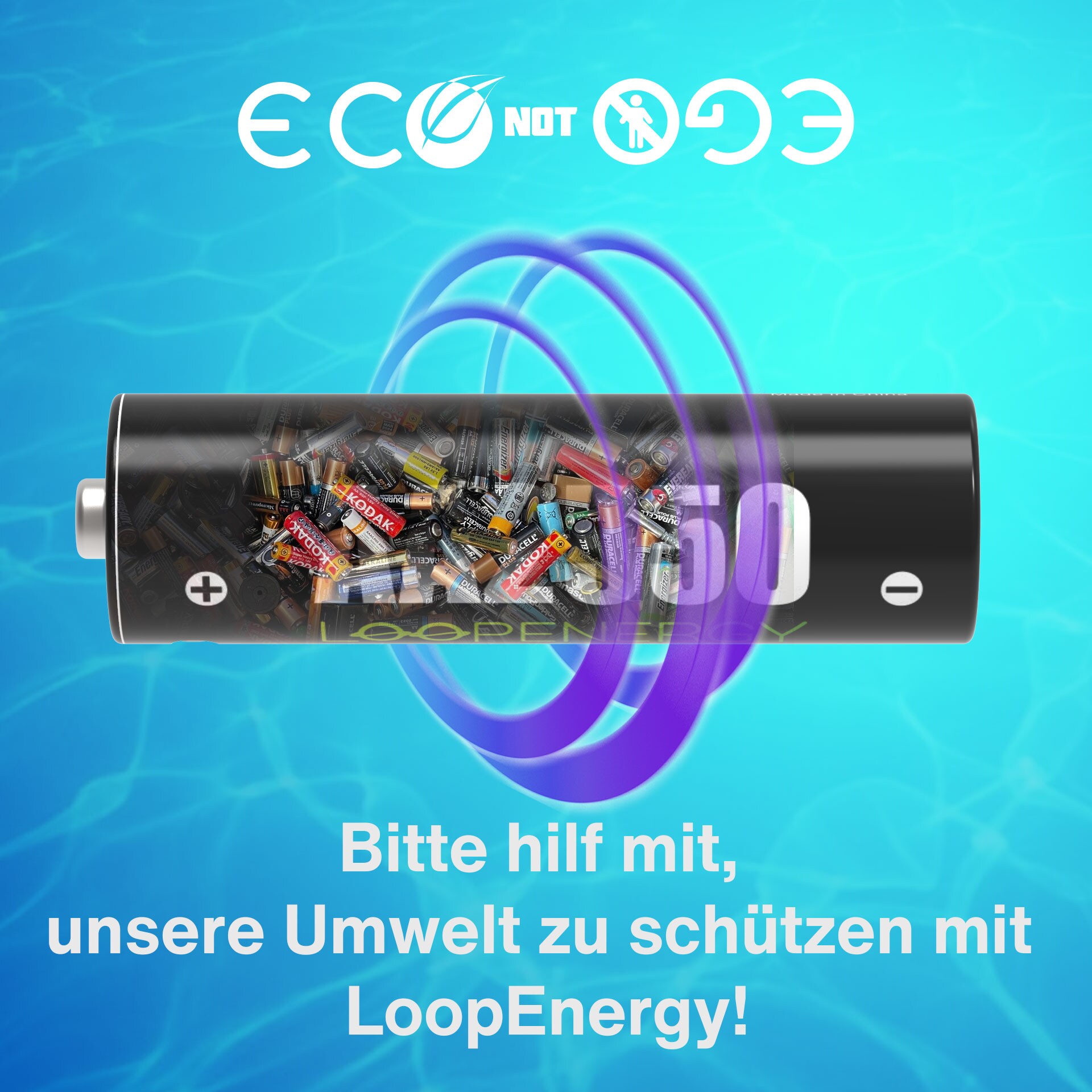 Verico Loop Energy 2-Pack Mignon AA Li-Ion USB-C 1700 mAh