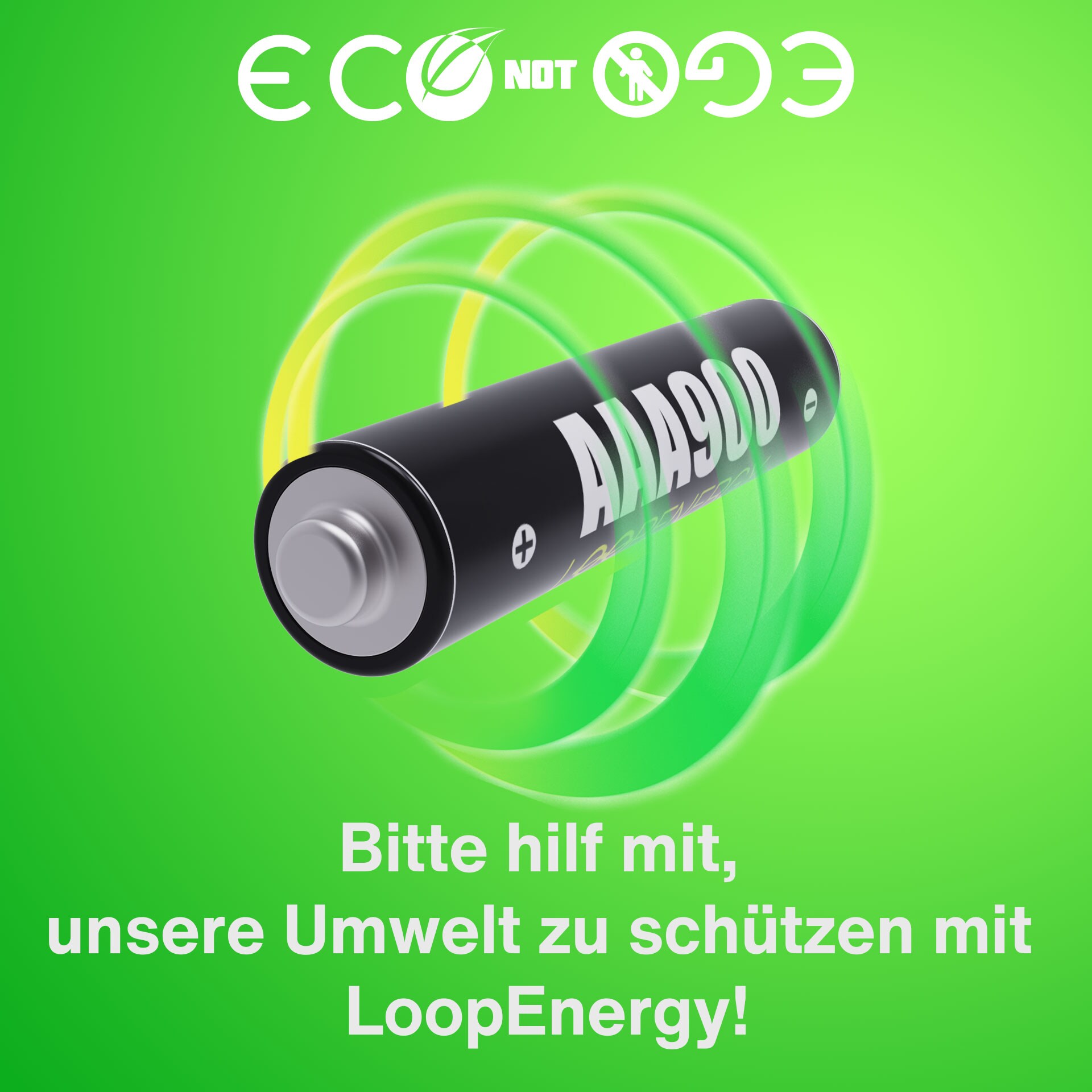 Verico Loop Energy 2-Pack Mignon AAA Li-Ion USB-C 600 mAh