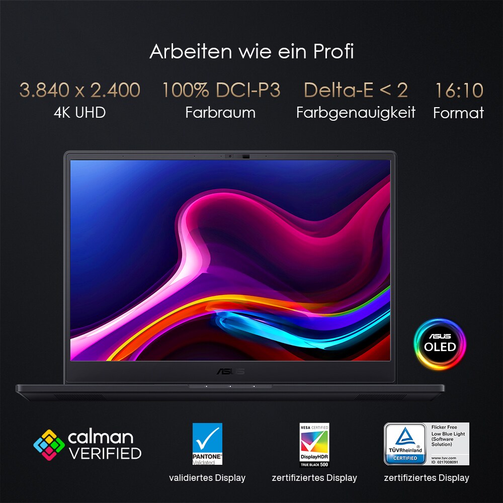 ASUS ProArt 16 OLED W7600Z3A-L2090X i9-12900H 32GB/1TB SSD 16"UHD RTXA3000 W11P