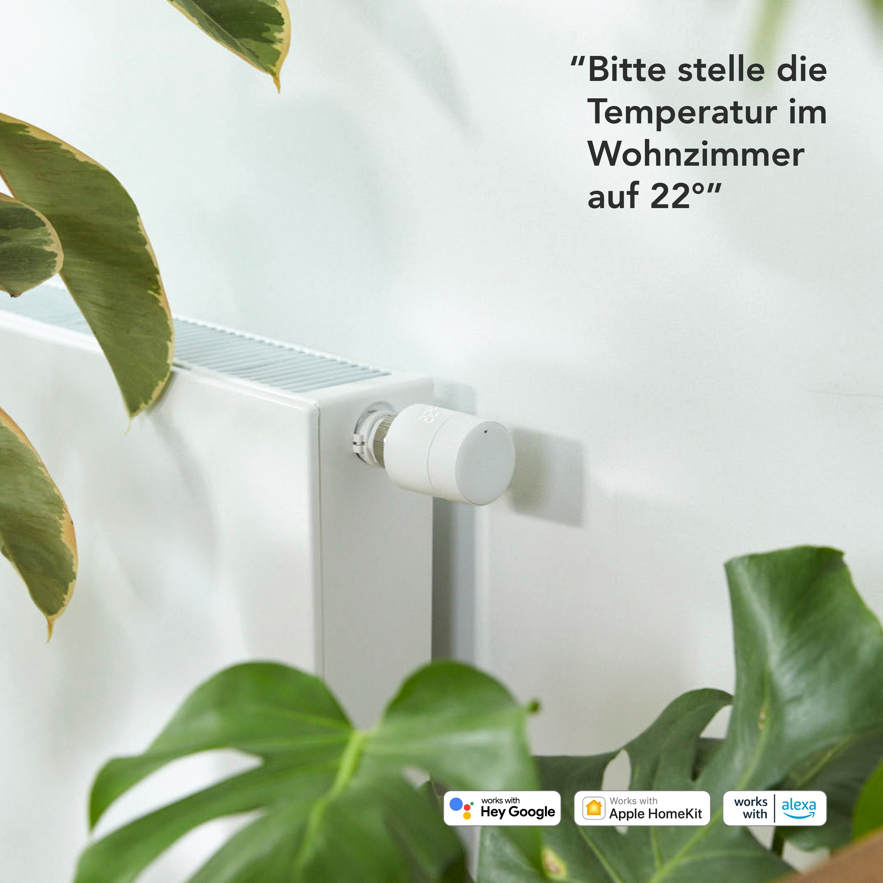 tado° Starter Kit mit 5 Smarten Heizkörper-Thermostaten V3+