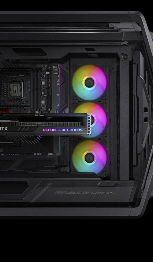 ASUS ROG HYPERION GR701 RGB E-ATX Big-Tower Gaming Gehäuse