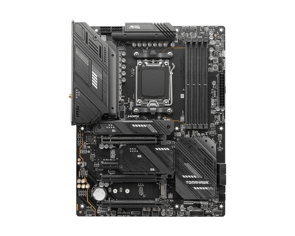 MSI MAG X670E Tomahawk Wifi ATX Mainboard Sockel AM5 4x M.2/USB-C/HDMI/DP