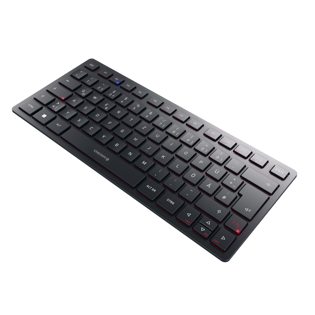 CHERRY KW 9200 MINI kabellose Tastatur, schwarz