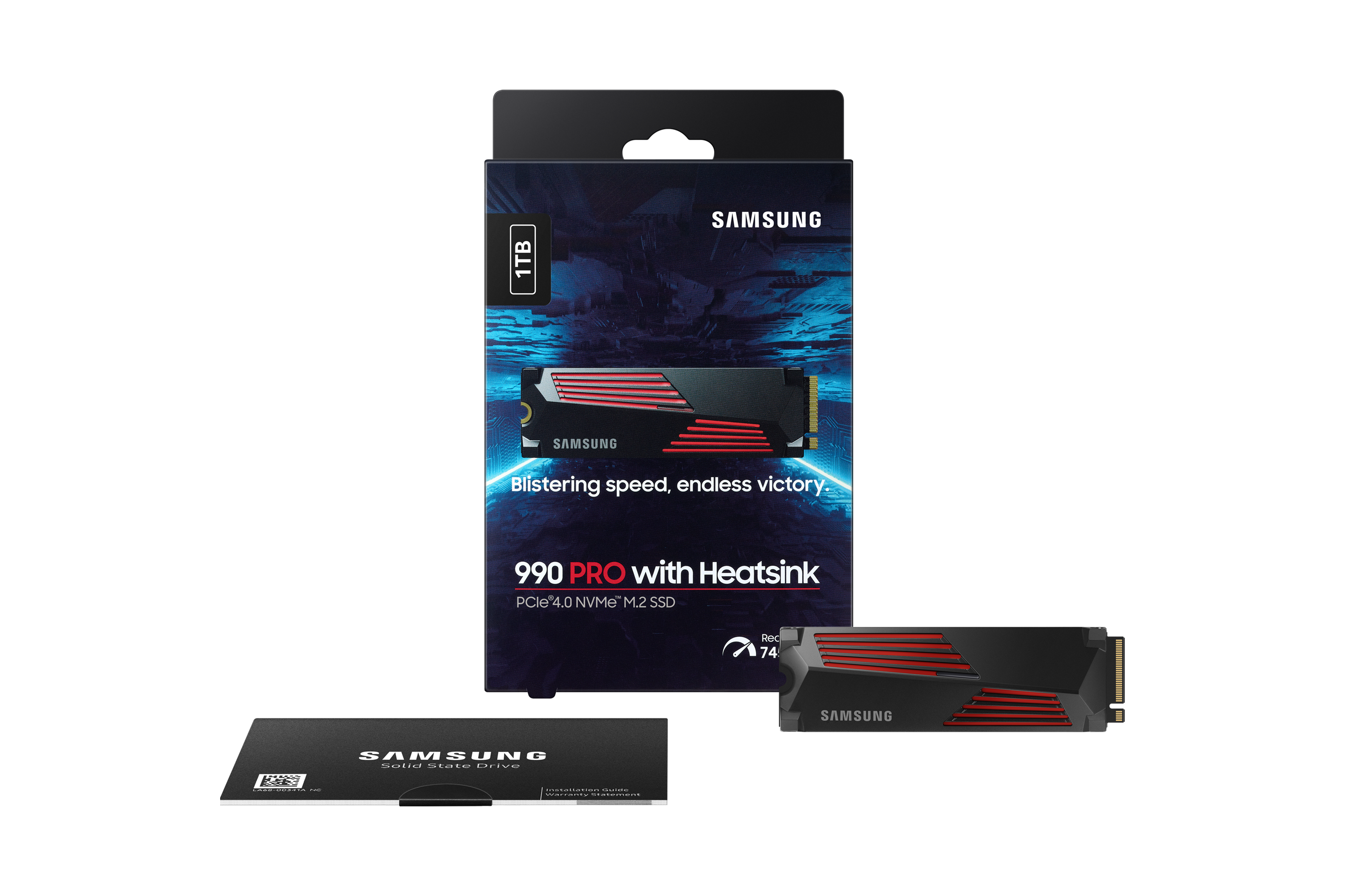 Samsung 990 PRO Heatsink NVMe M.2 SSD 1 TB M.2 PCIe 4.0 3D-NAND TLC