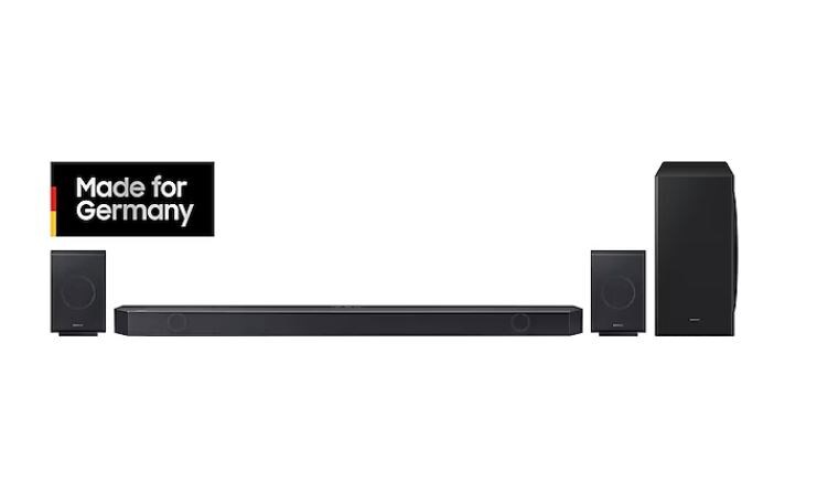 Samsung HW-Q935GC 9.1.4-Kanal Soundbar inkl. 8" Wireless Subwoofer, schwarz