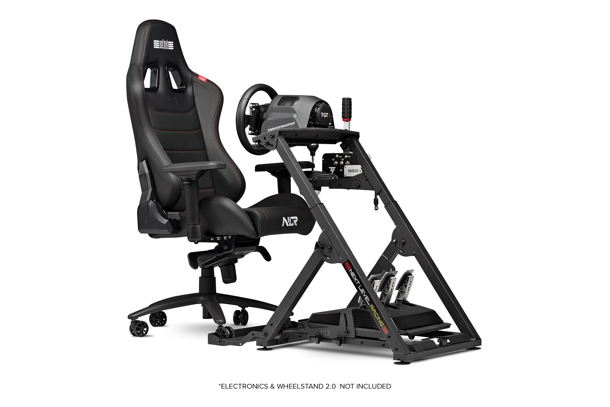 Next Level Racing Pro Gaming Chair Black Leather Edition