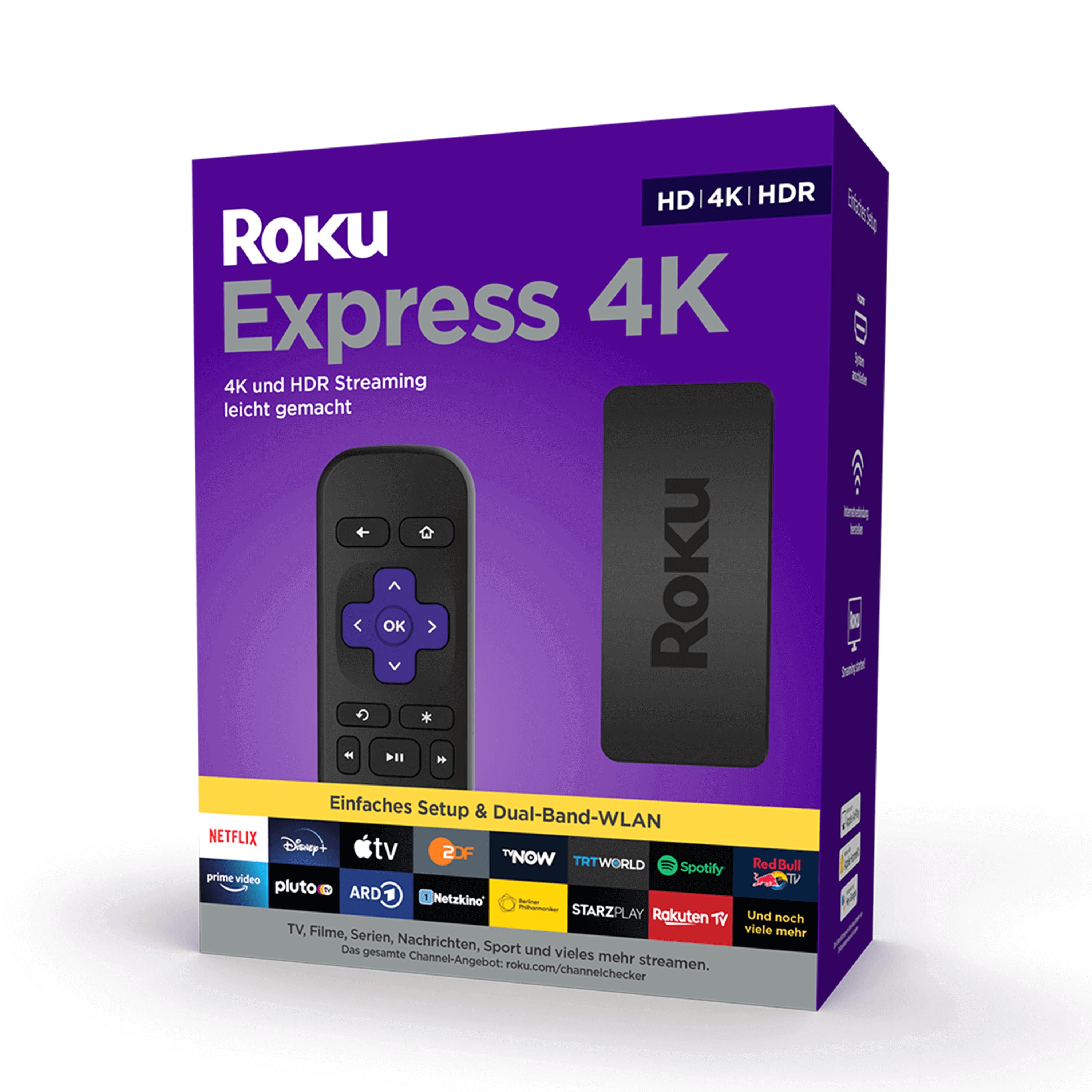 Roku Express 4K HD/4K/HDR Streaming Media Player ++ Cyberport