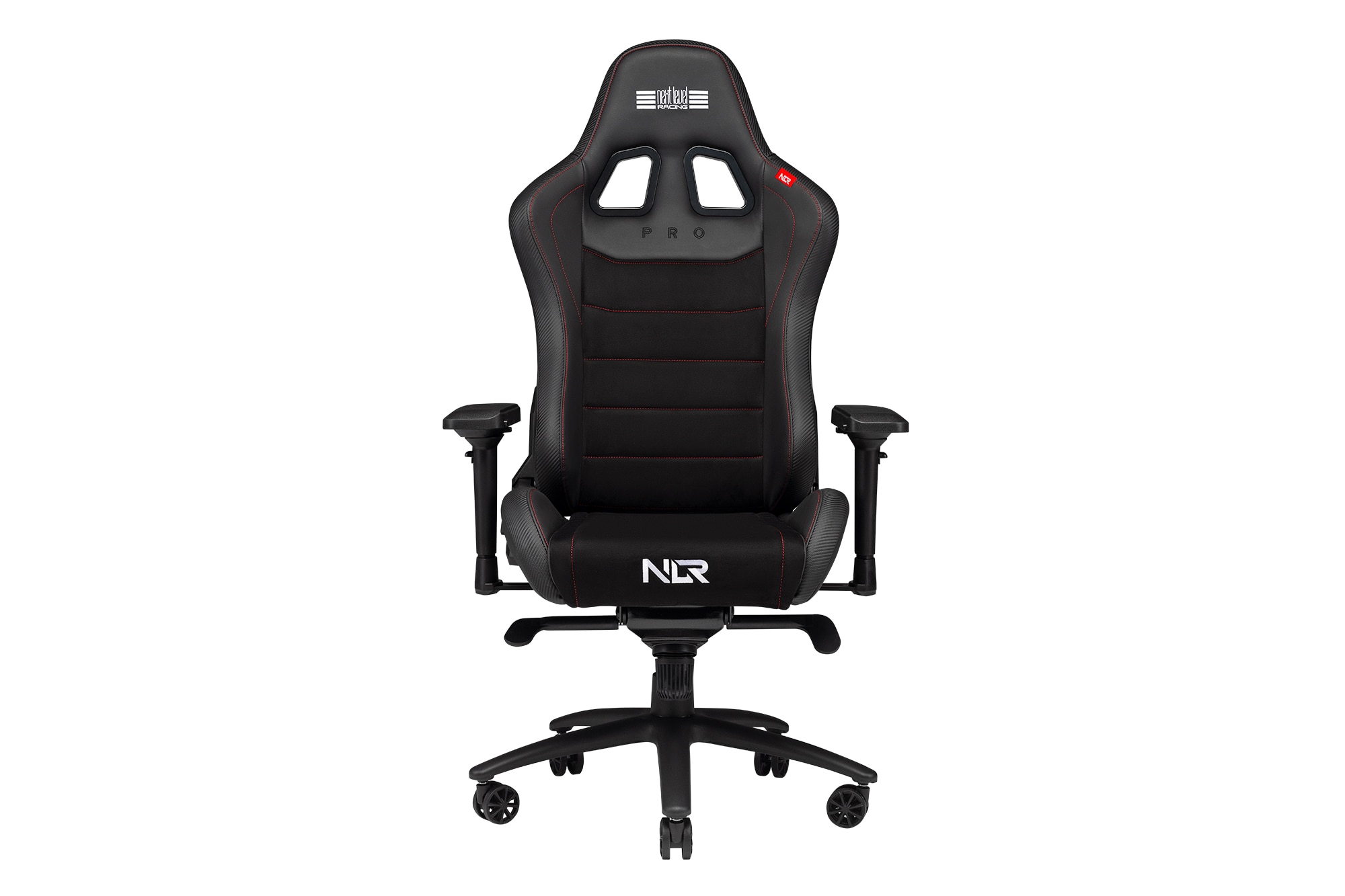 Next Level Racing Pro Gaming Chair Black Leather &amp; Suede Edition