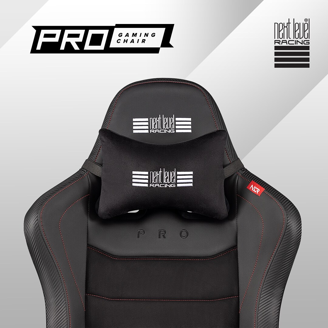 Next Level Racing Pro Gaming Chair Black Leather &amp; Suede Edition