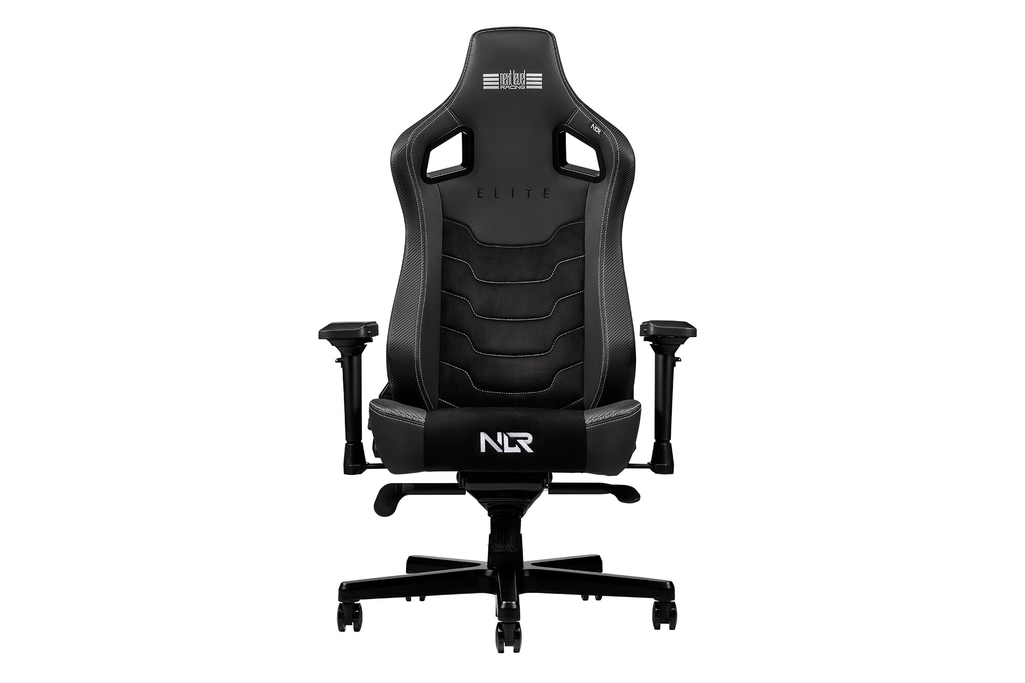 Next Level Racing Elite Chair Black Leather &amp; Suede Edition