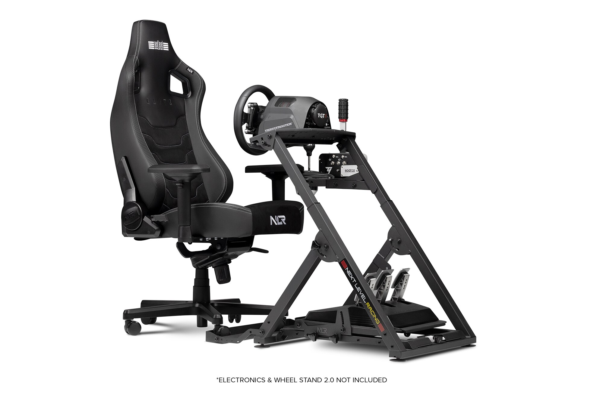 Next Level Racing Elite Chair Black Leather &amp; Suede Edition