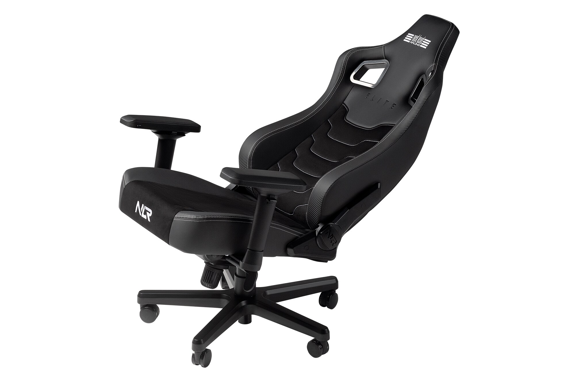 Next Level Racing Elite Chair Black Leather &amp; Suede Edition