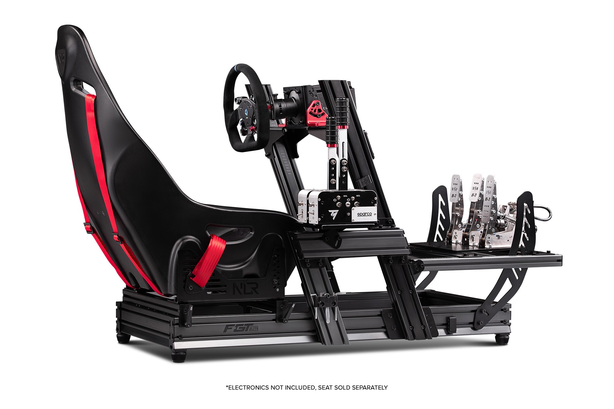 Next Level Racing F-GT Elite Alu Simulator Cockpit - Front &amp; Side Mount Edt