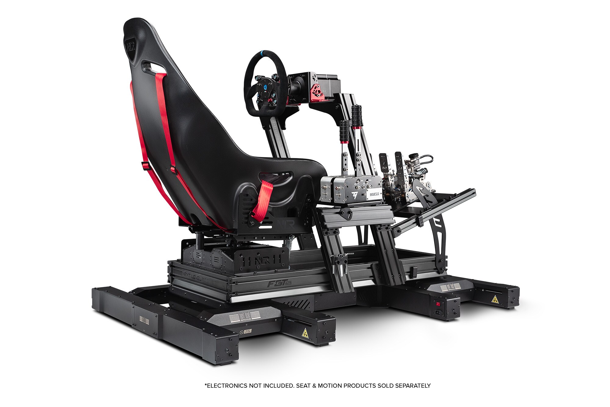 Next Level Racing F-GT Elite Alu Simulator Cockpit - Front &amp; Side Mount Edt