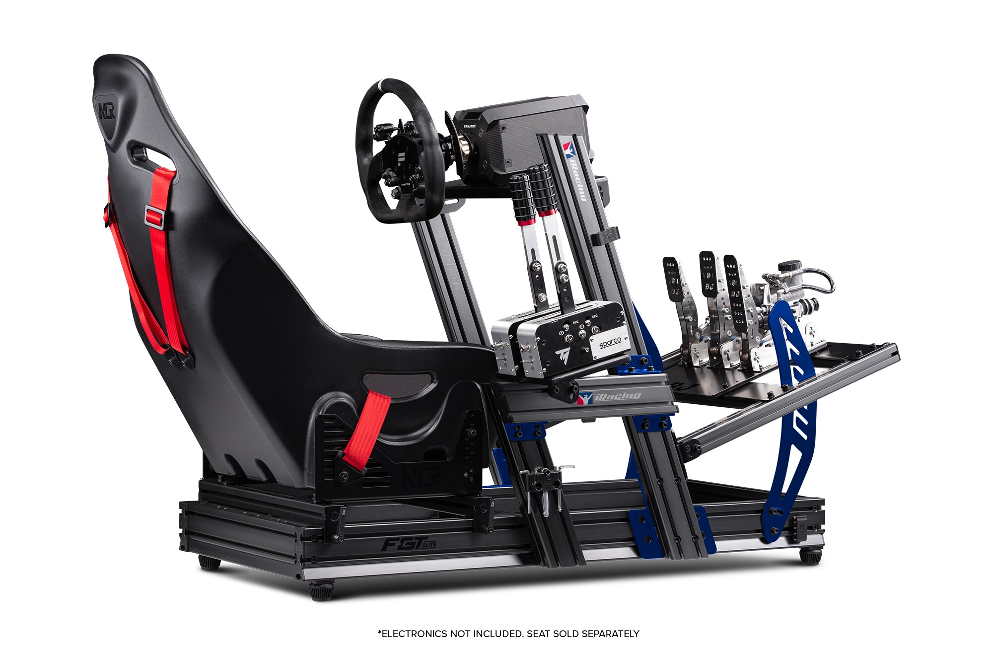 Next Level Racing F-GT Elite Aluminium Simulator Cockpit - iRacing Edition