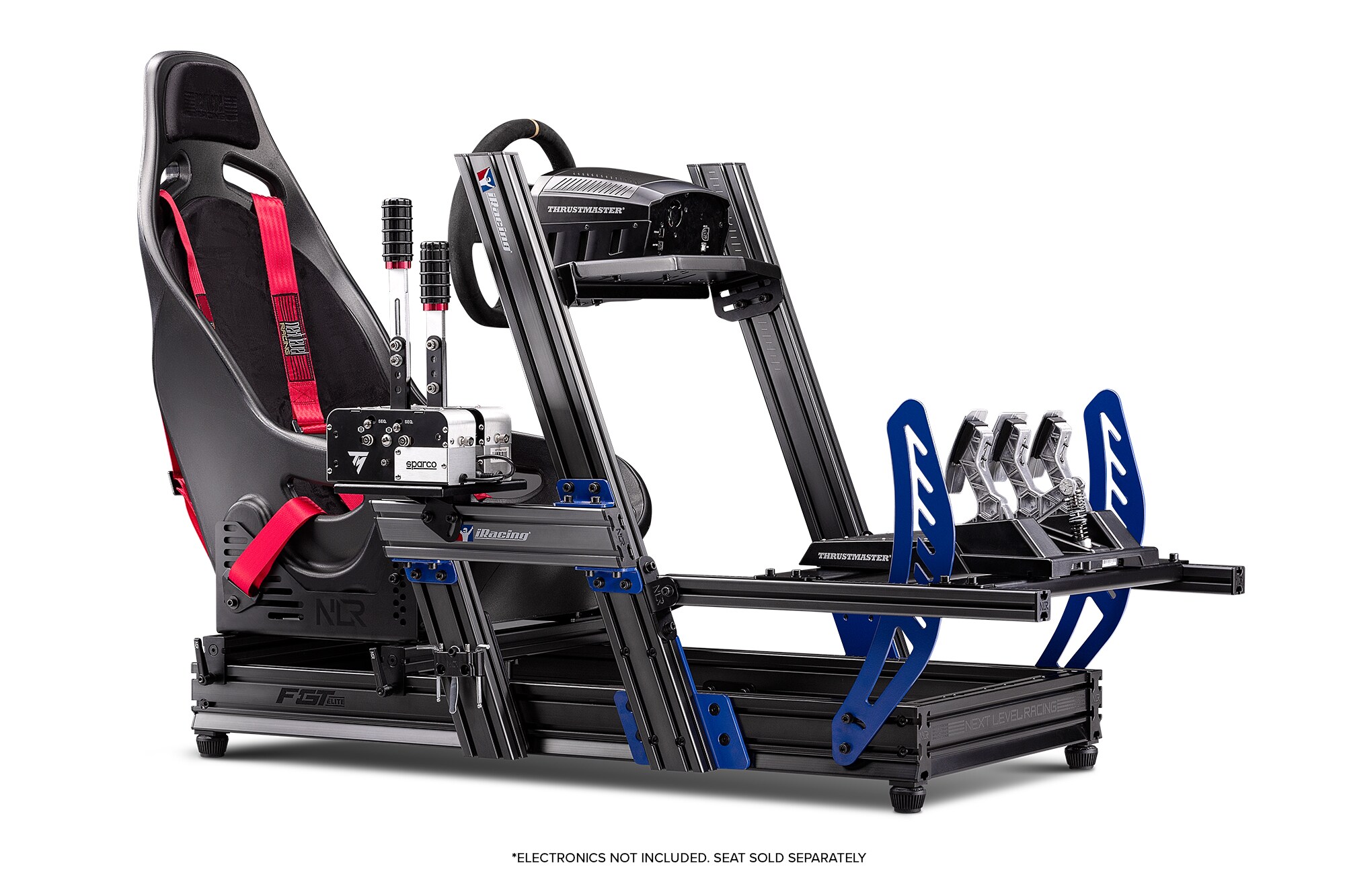 Next Level Racing F-GT Elite Aluminium Simulator Cockpit - iRacing Edition