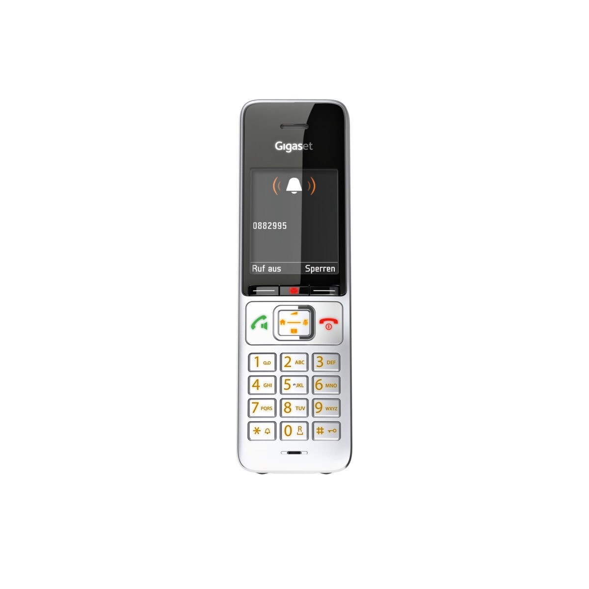 Gigaset Comfort 500HX - Schnurlostelefon - Rufnummernanzeige, DECT silber