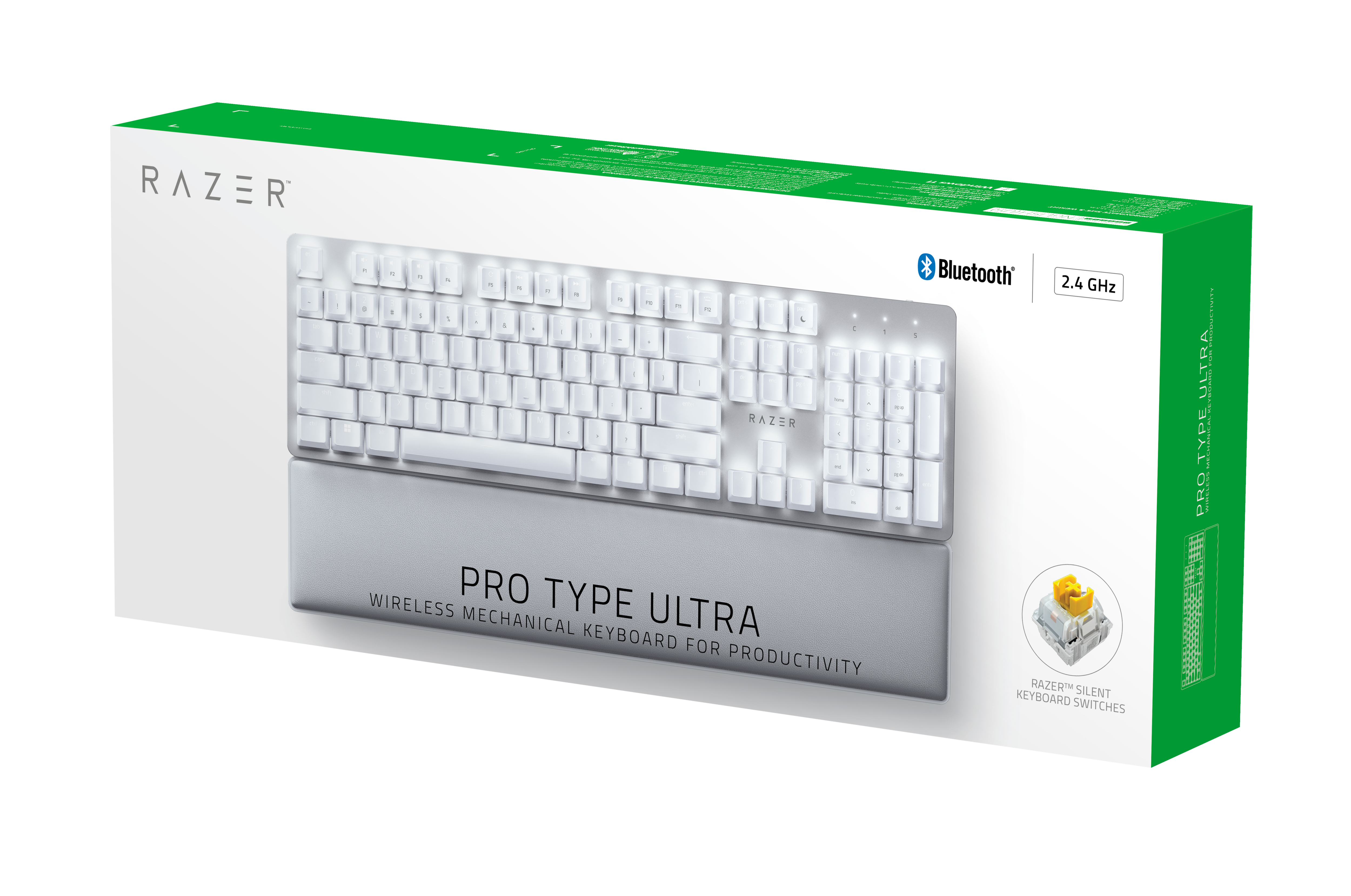 RAZER Pro Type Ultra Kabellose mechanische Tastatur Weiß ++ Cyberport