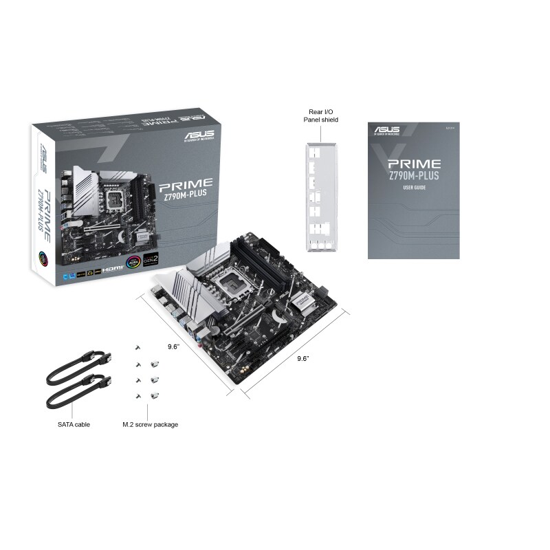 ASUS PRIME Z790M-PLUS mATX Gaming Mainboard Sockel 1700 DP/HDMI/M.2/USB-C