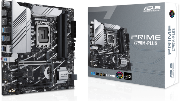 ASUS PRIME Z790M-PLUS mATX Gaming Mainboard Sockel 1700 DP/HDMI/M.2/USB-C