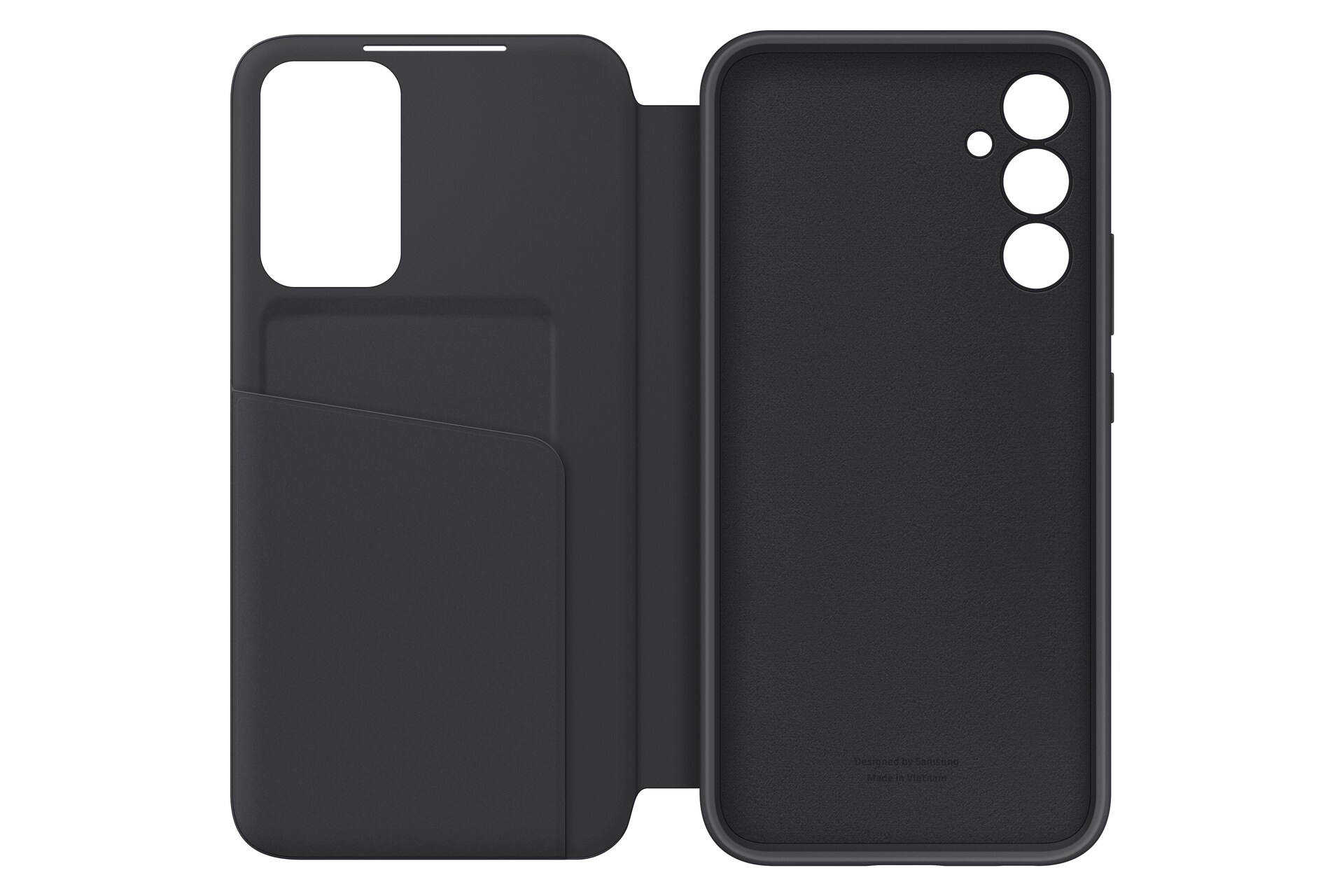 Samsung Smart View Wallet Case EF-ZA346 für Galaxy A34 (5G), Schwarz