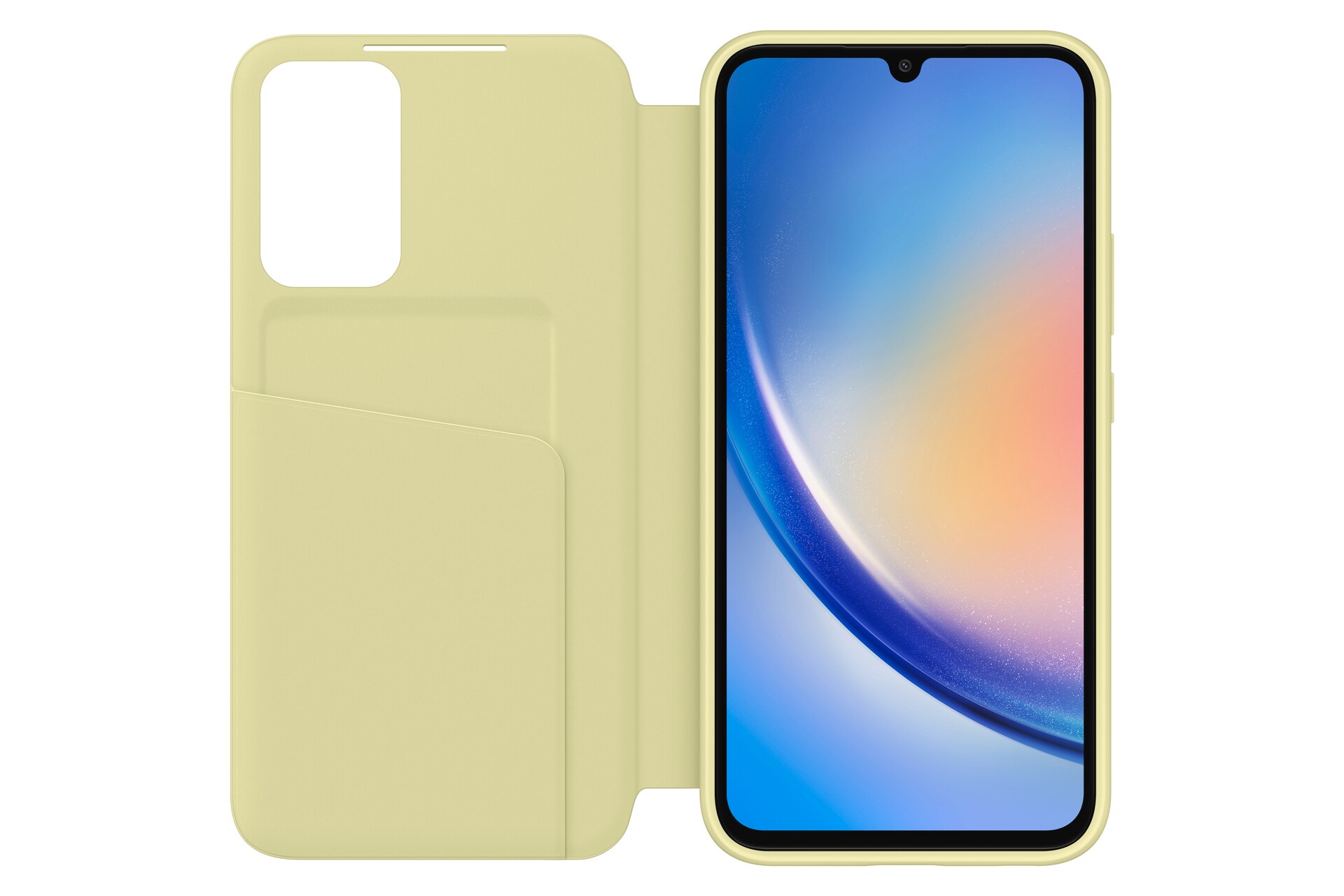 Samsung Smart View Wallet Case EF-ZA346 für Galaxy A34 (5G), Hellgrün