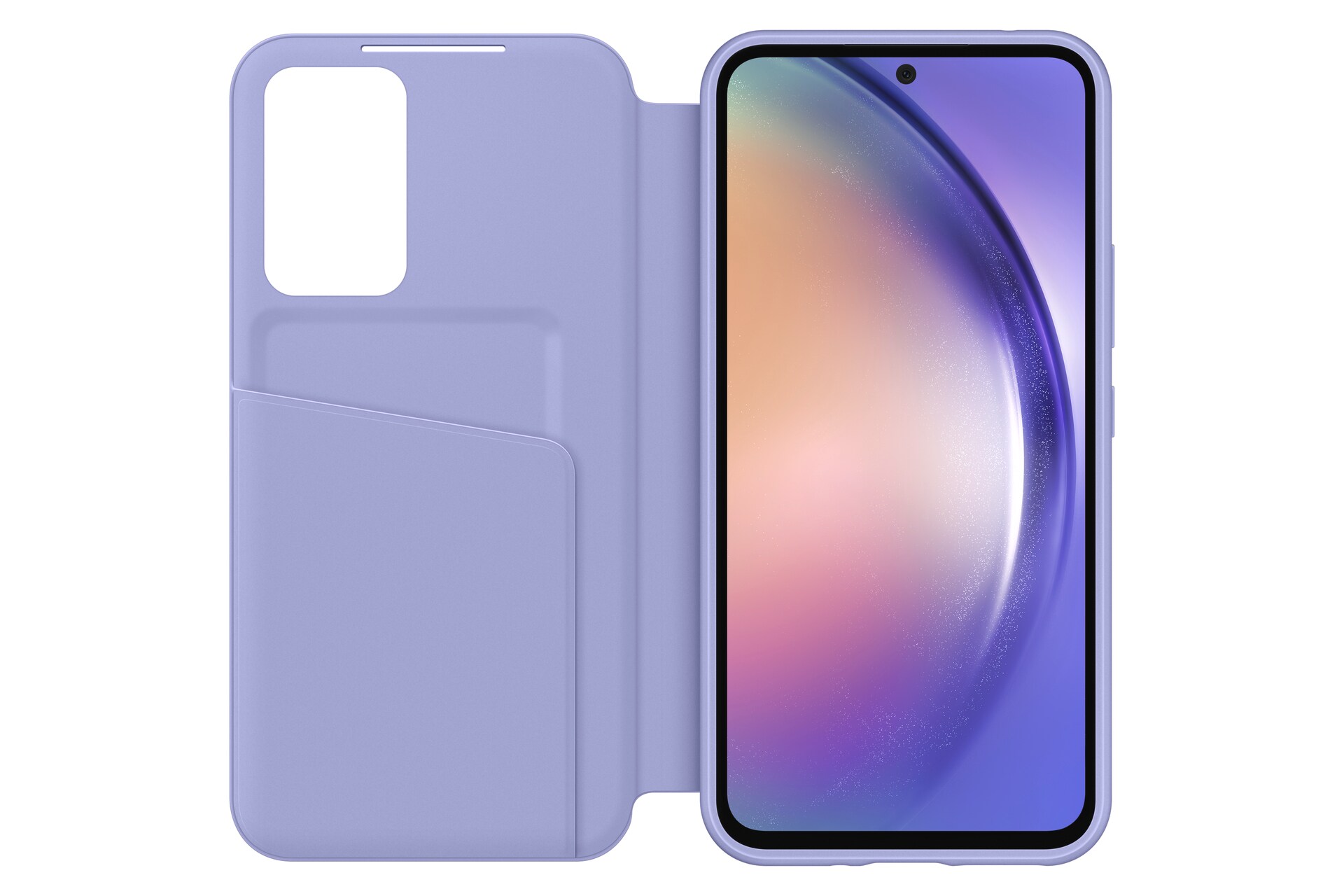 Samsung Smart View Wallet Case EF-ZA546 für Galaxy A54 (5G), Hellblau