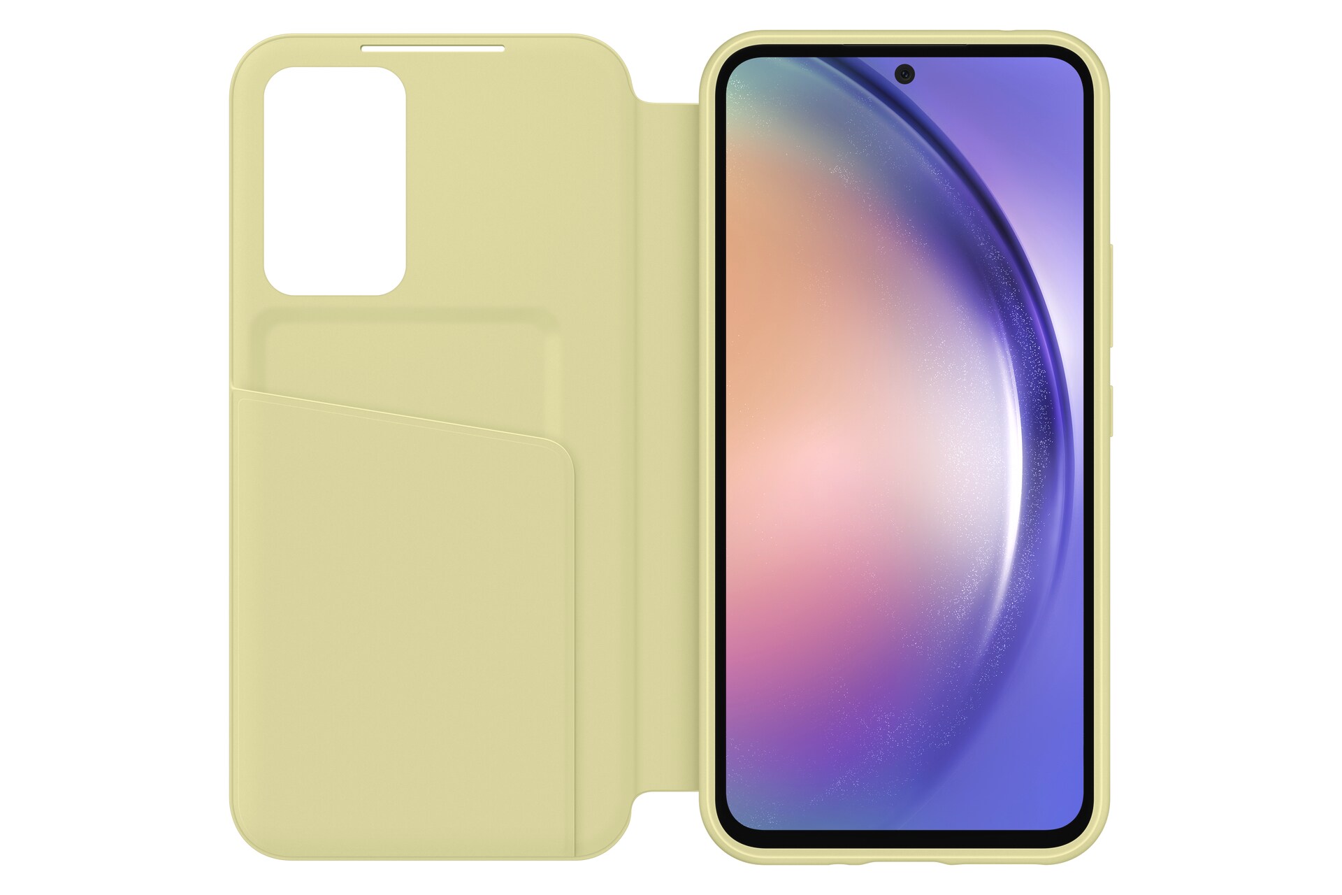 Samsung Smart View Wallet Case EF-ZA546 für Galaxy A54 (5G), Hellgrün