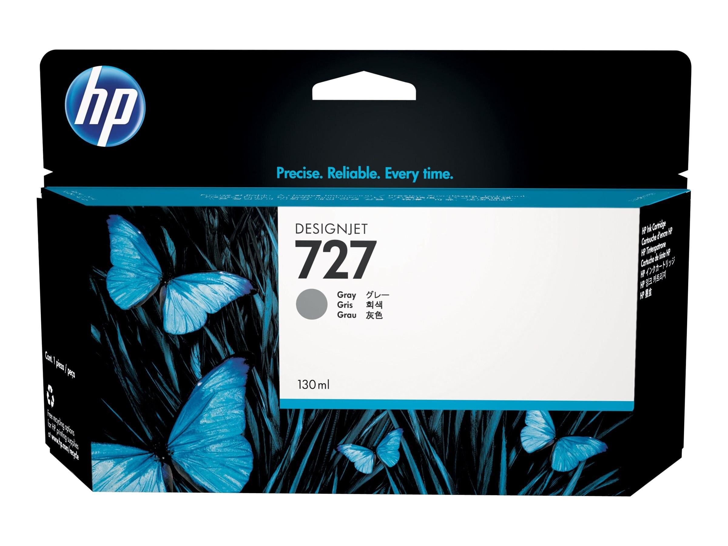 HP B3P24A Original Tintenpatrone 727 Designjet Grau 130ml