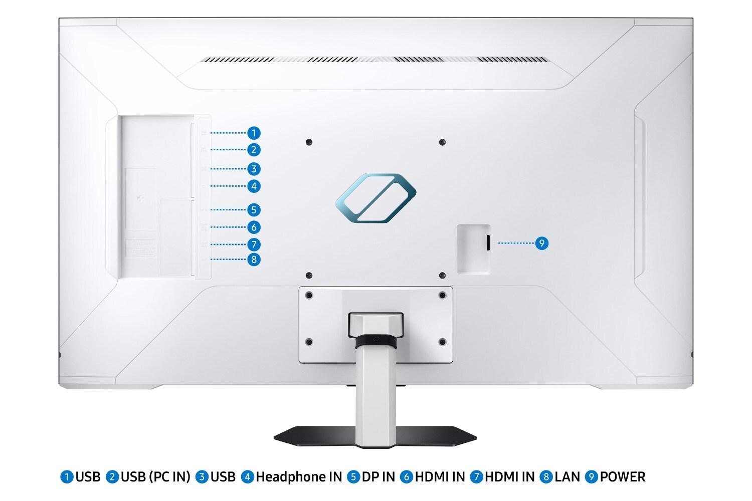 Samsung Odyssey Neo G7 109,2 cm (43 Zoll) 3840 x 2160 Pixel 4K Ultra HD LED Weiß