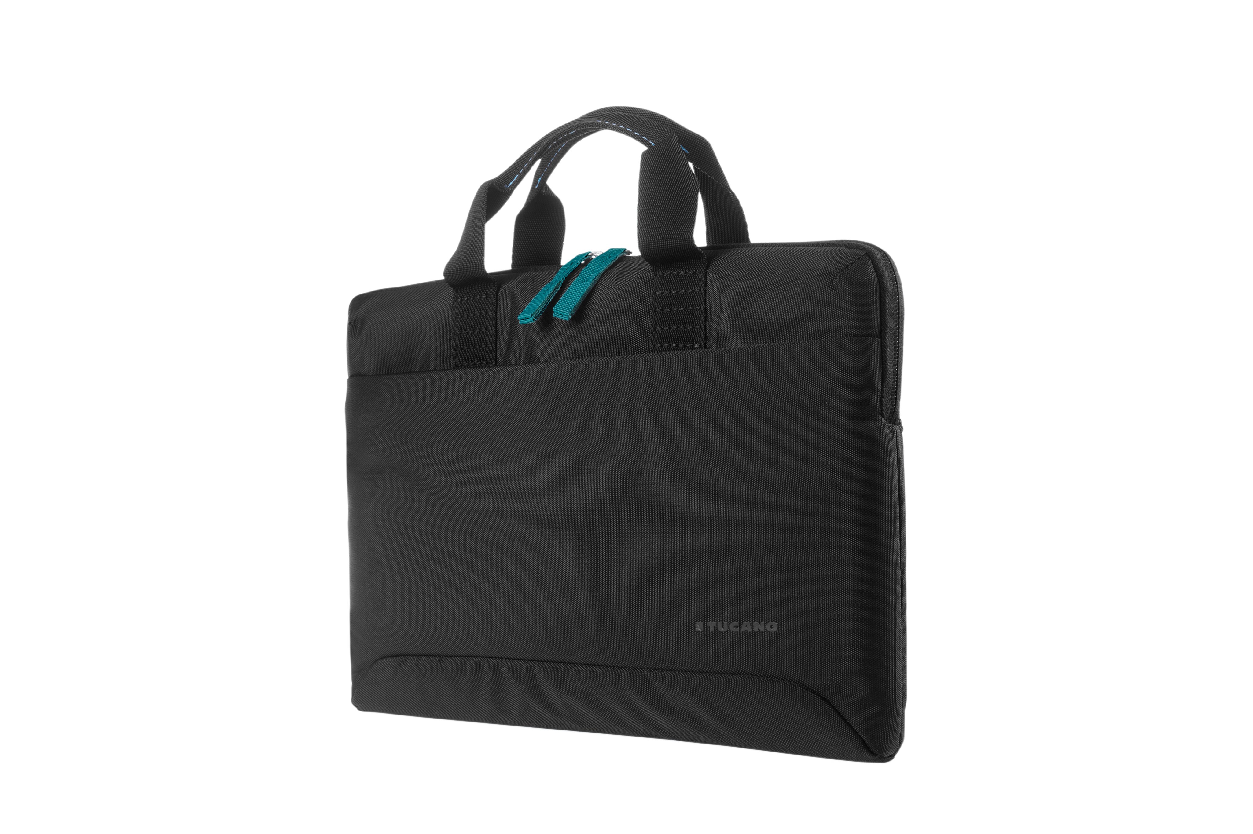 Tucano Smilza, schlanke Laptoptasche aus Nylon für 13/14 Zoll, schwarz