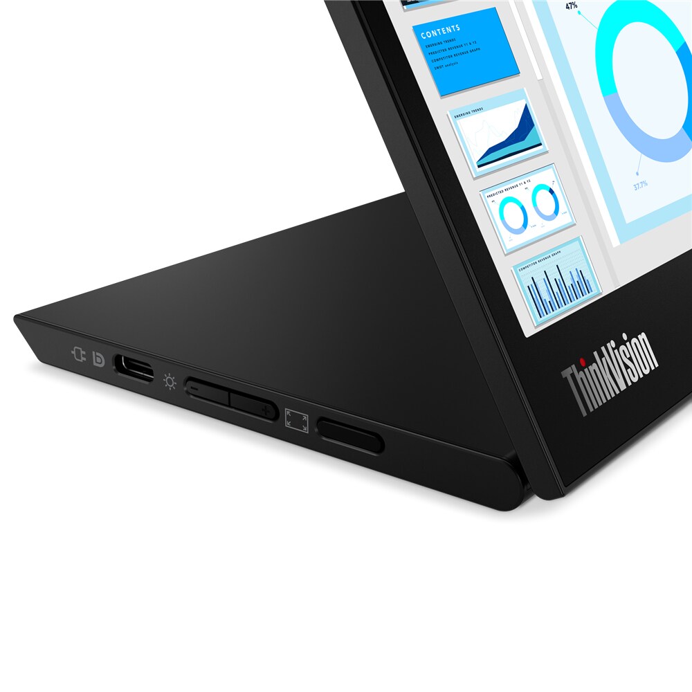 Lenovo ThinkVision M14d 35,6cm (14") Full HD tragbarer IPS Touch Monitor USB-C