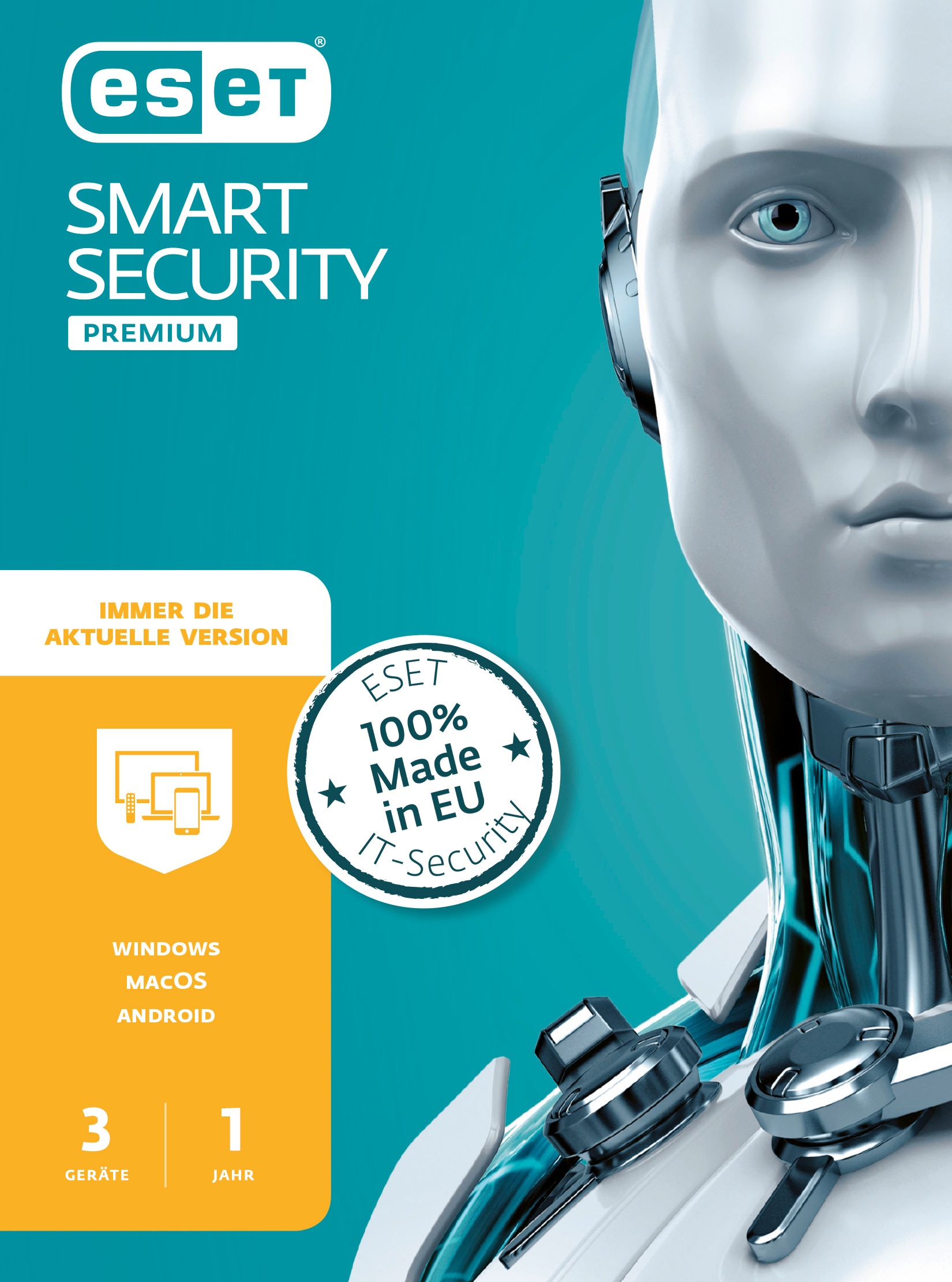 ESET Smart Secruity Premium 2023 - 3 User/Devices - 1 Jahr - Lizenz