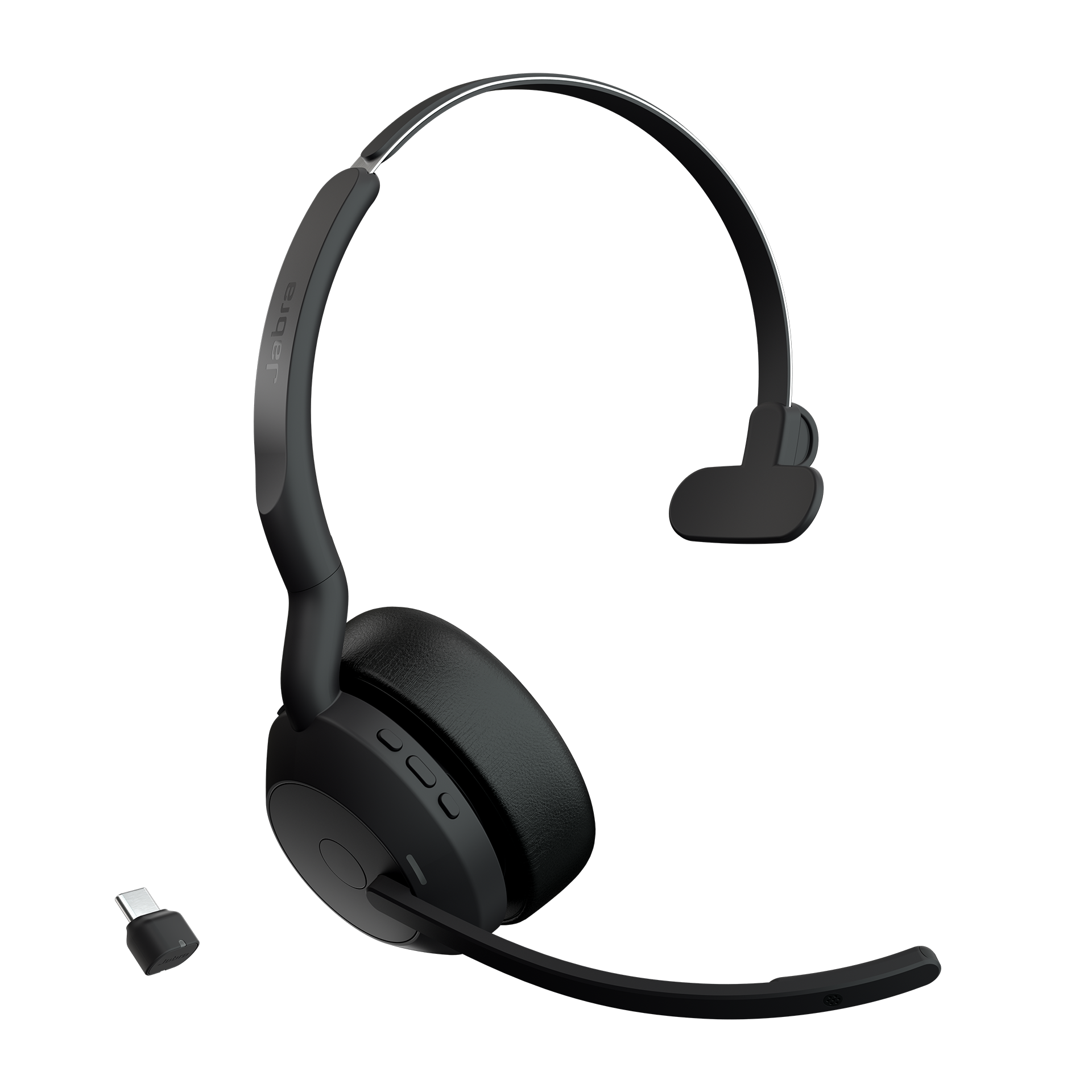 Jabra Evolve2 55 UC Mono USB Headset schwarz USB-C