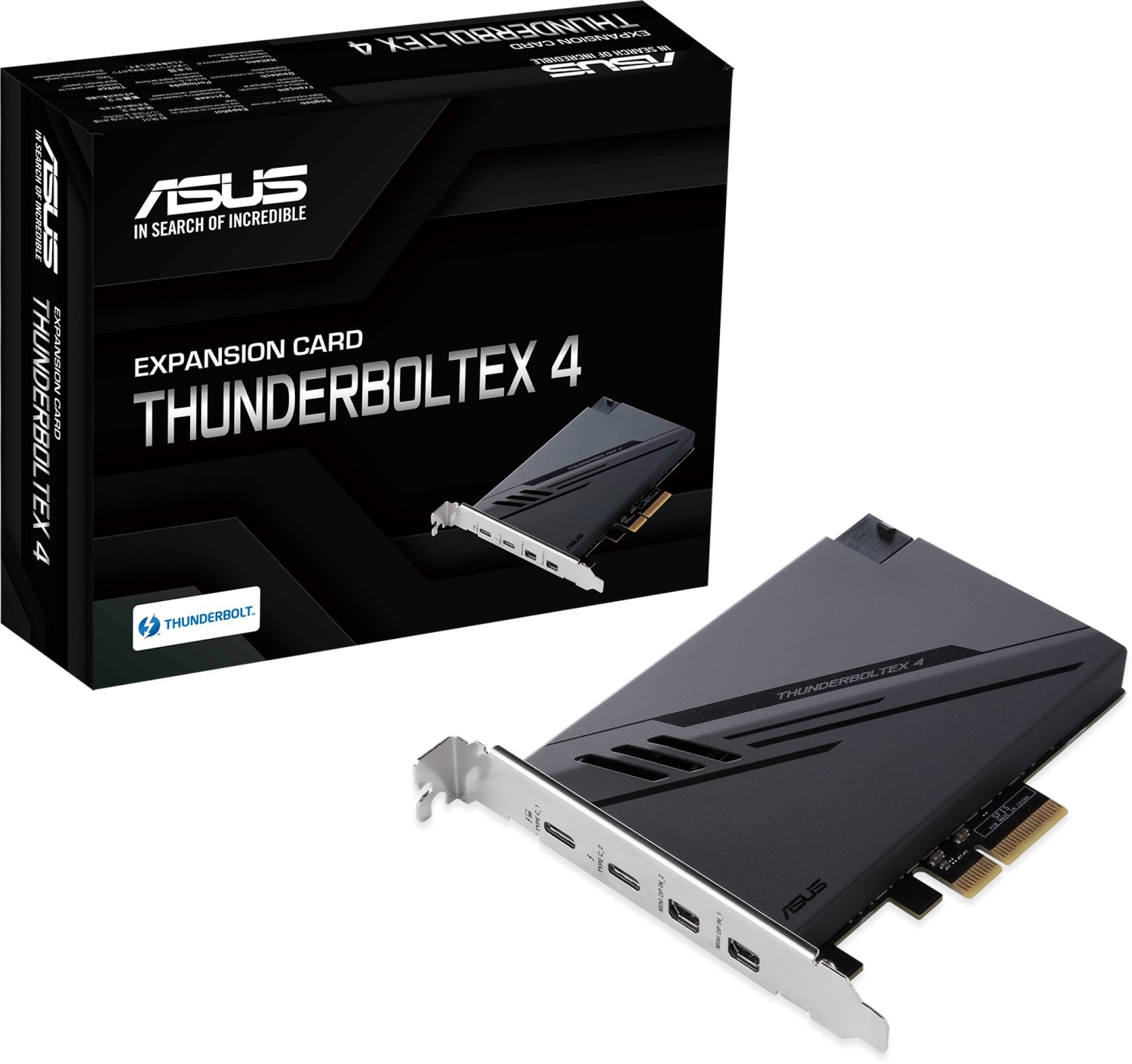 ASUS ThunderboltEX 4, Erweiterungskarte für TB 4, PCIe 3.0 x4, DP 1.4