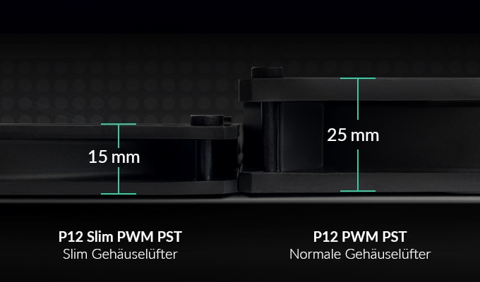 Arctic Gehäuselüfter P12 PWM PST 120 mm, 4-pin