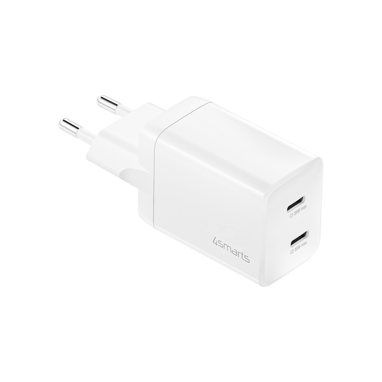 4smarts Ladegerät PDPlug Dual 36W GaN 2xC, weiß