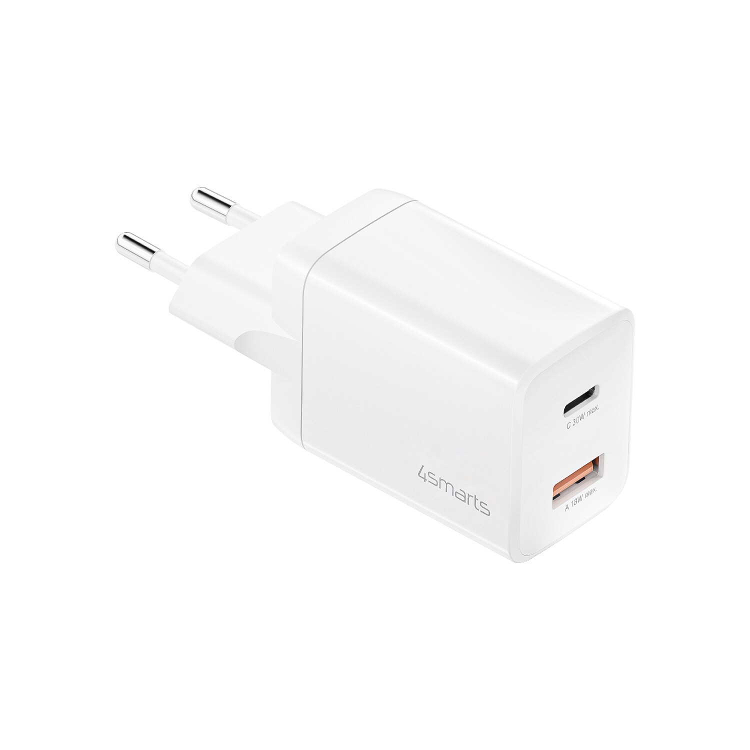 4smarts Ladegerät PDPlug Duos 30W 1xC, 1xA, weiß