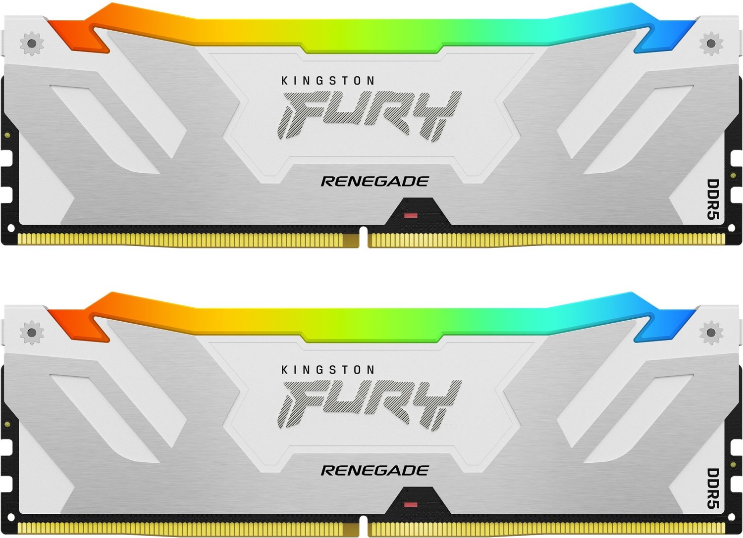 32GB (2x16GB) KINGSTON FURY Renegade RGB White DDR5-6000 CL32 RAM Speicher Kit