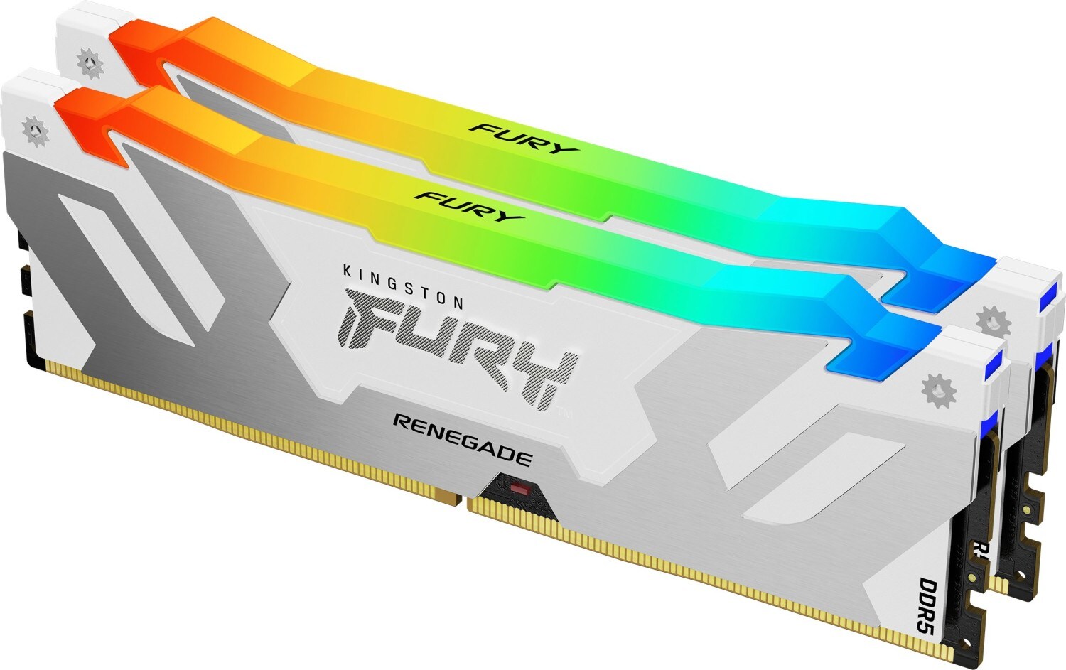 32GB (2x16GB) KINGSTON FURY Renegade RGB White DDR5-6000 CL32 RAM Speicher Kit